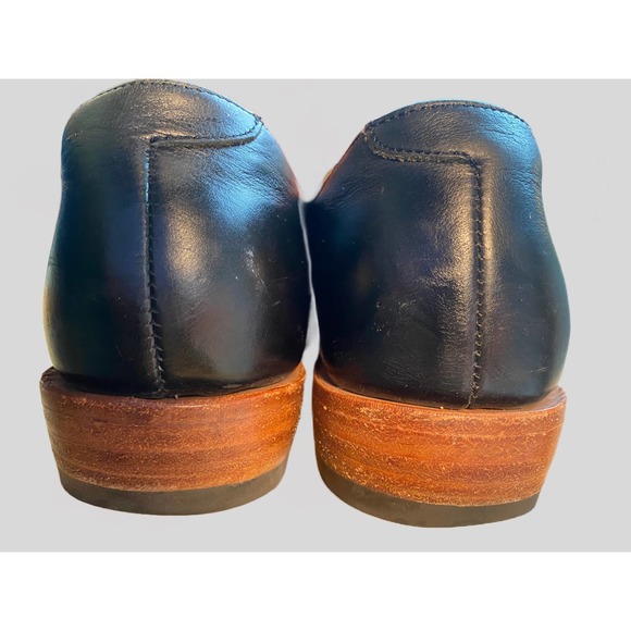 2120 LA | MX Black Leather Derby Lace up Mens Size 8 - 26 cms - Picture 4 of 4